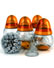 mOmma Bottle Starter Kit Orange (BPA Free)