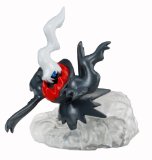 Pokemon DARKRAI Rare Collectable ATTACK POSE Figure with Base TOMY!