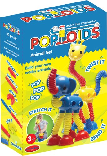 Popoids 30 piece animal sett