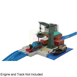 Tomy Thomas Motor Road and Rail Cranky and Bulstrode At Harbour