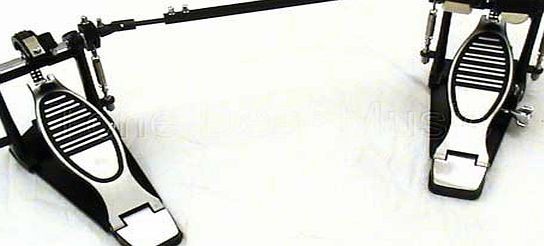 Tone Deaf Music Adjustable Double Bass Drum Pedal (Double chain, solid baseplates)