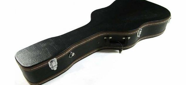 Tone Deaf Music Wooden Hard Case for Acoustic/Dreadnought Guitar