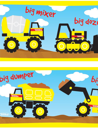 Digger 5 Self Adhesive Wallpaper Border