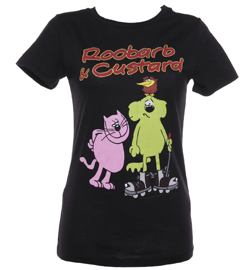 Too Late To Dye Young Ladies Roobarb And Custard T-Shirt from Too Late