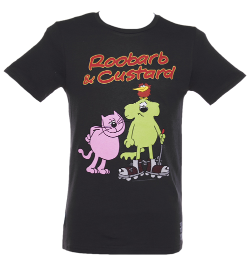 Too Late To Dye Young Mens Roobarb And Custard T-Shirt from Too