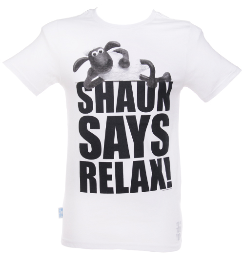 Mens Shaun The Sheep Shaun Says Relax