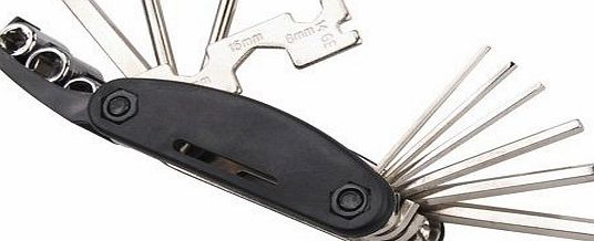 TOOGOO(R) 16 In 1 Multi-Function Bike Bicycle Mechanic Repair Tool Kit