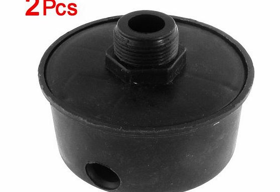 TOOGOO(R) 2 Pcs 1/2`` PT Thread Air Intake Filter Muffler for Compressor