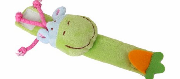 TOOGOO(R) Lovely Donkey Shape Soft Baby Wrist Rattle Toy Hands Finder---Green