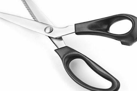 TOOGOO(R) Professional Dressmaking Pinking Shears Fabric Crafts Zig Zag Cut Scissors