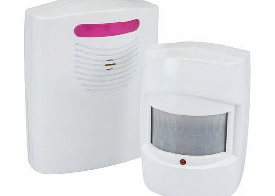 Tooltime Wireless Driveway Security Intruder Alert Alarm System with PIR Motion Sensor