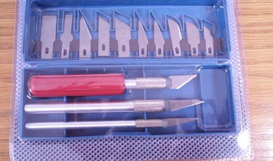 Toolzone 13Pc Precision Hobby Knife Set