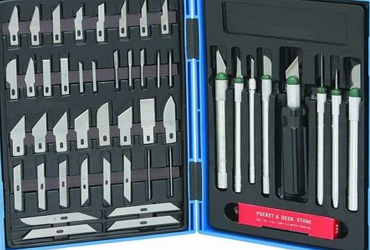 Toolzone 56 Piece Hobby Craft Knife Set