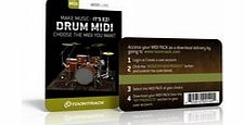 Toontrack Drum MIDI Pack (Serial Number Card)