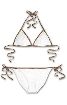 Tooshie Shimmer edged bikini