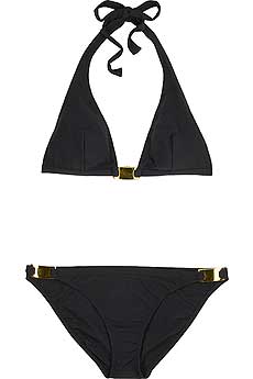 Tooshie Triangle halter bikini