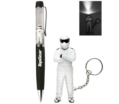 top Gear Stig LED Keychain Mini Torch and
