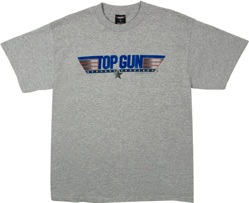 Top Gun Grey Navy Elite Men` Top Gun T-Shirt