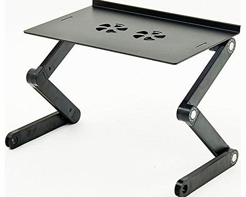 TOP-MAX 360 Adjustable Folding Laptop Table Desk Tray Stand with Cooling fan (type 2)