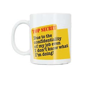 TOP Secret Confidentiality Work Mug