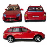 Porsche 4x4 Silver 1:6