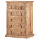 Topaz Mexican pine 6 drawer chest furniture