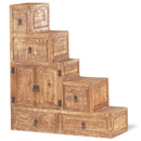 Mexican pine Kyoto step chest (right)