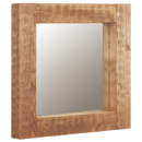 Mexican pine mini Talavera mirror furniture