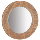 Topaz Mexican pine round mirror furniture