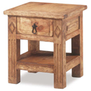 Topaz Mexican pine San Marcos bedside furniture