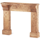 Mexican pine San Marcos firplace surround