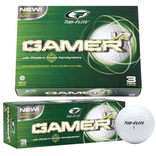 Topflite Golf Topflite Gamer V2 Golf Balls 12 Balls