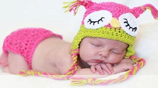 Topicker Photography Prop Crochet Cap Beanies Baby Hat Girl Boy Beanies Photography Hats Baby Hat Cap