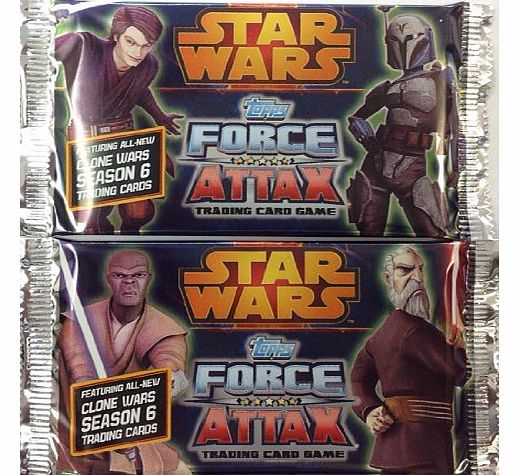 Topps Star Wars Force Attax season 6 Trading Cards 10 Packs