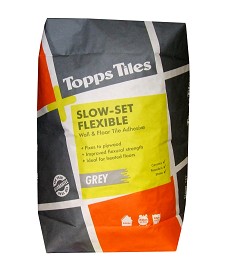 Topps Tiles Slow Set Flexible Grey