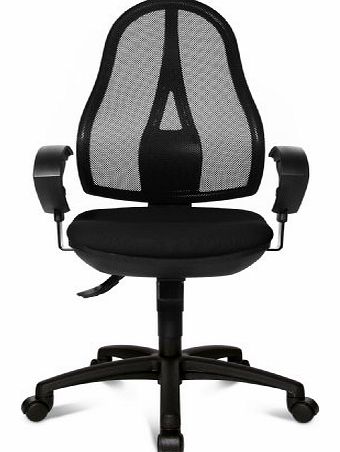 OP20UG20E Open Point SY Design Swivel Chair with Breathable Mesh Cover - Black