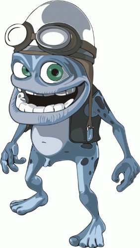 topstick Crazy Frog Cartoon Car Bumper Sticker Decal 8 x 12 cm