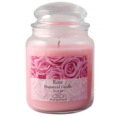 Torc Candles Easy Living 16oz Jar Candle - Rose 211925