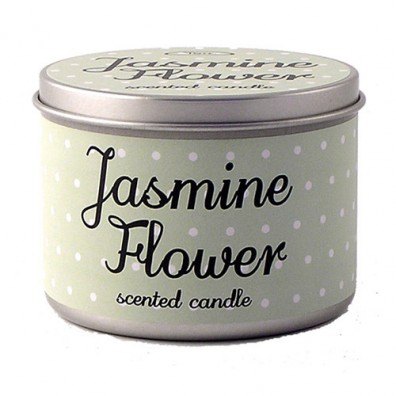 Torc Candles Jasmine Flower Scented Candle Tin 213721