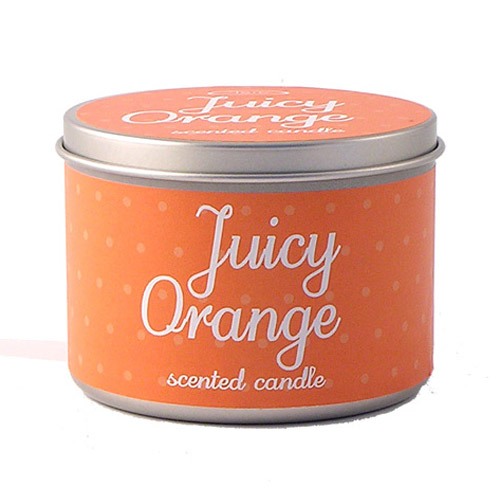 Juicy Orange Scented Candle Tin