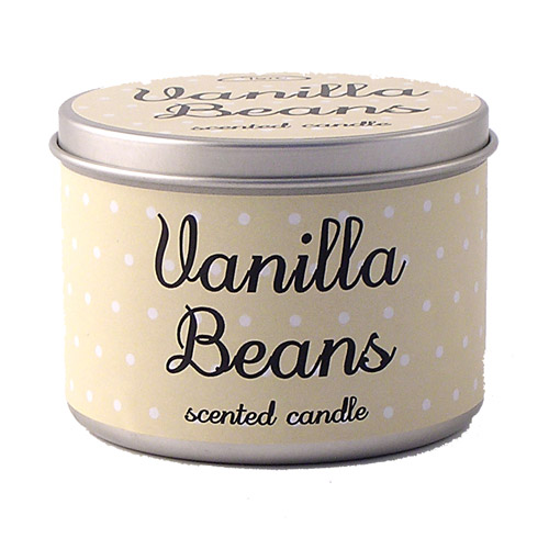 Vanilla Beans Scented Candle Tin