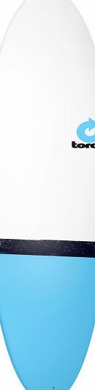 Torq Fun Surfboard - White   Blue Tail