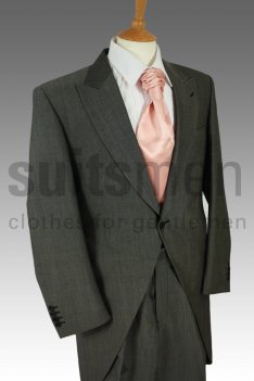 Torre Boys Grey Mohair Tailcoat