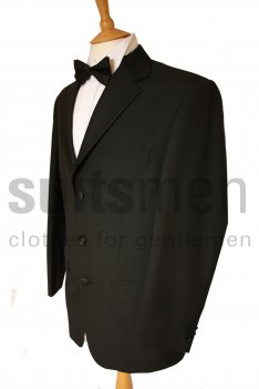 Mens 3 button Satin Notch Lapel Dinner Suit