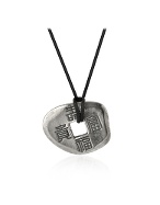 Torrini I Ching - Small Sterling Silver Pendant w/Lace