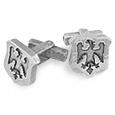 Torrini Sterling Silver Eagle-Crest Cufflinks
