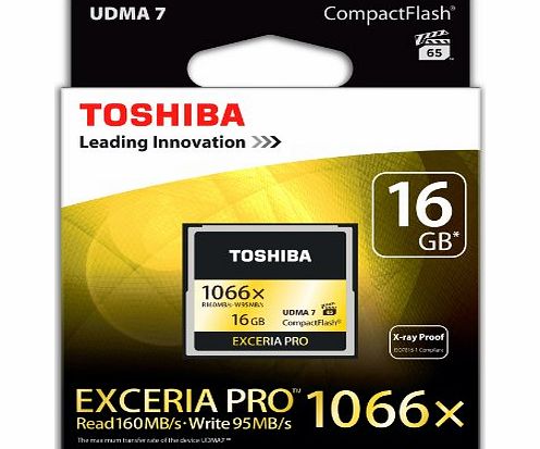 Toshiba CF-016GSG(BL8 16GB Exceria Pro UDMA 7 CompactFlash Card