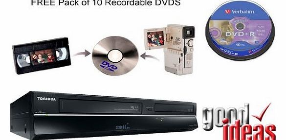 DVR20 DVD Recorder-Freeview (725) Free Pk of 10 Recordable DVDS