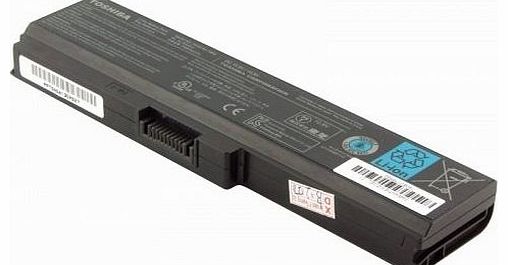 Toshiba Genuine OEM Laptop Battery Type Toshiba PA3817U-1BRS, Li-Ion, 10.8V, 4400mAh, black