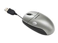 Toshiba Optical Pocket Travel Mouse - 3 button wheel USB
